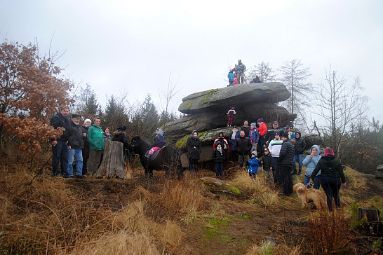 Novoroční pochod po čertových kamenech 2019 