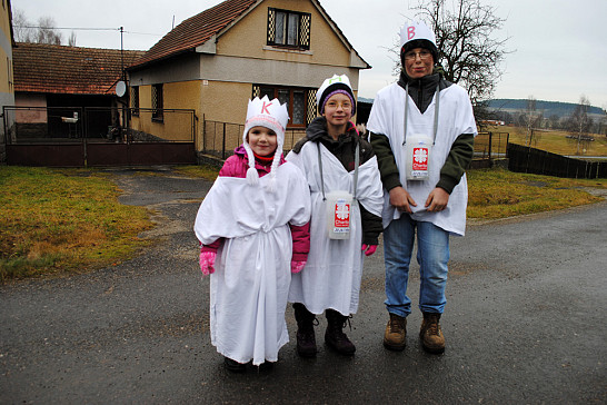 Tříkrálová sbírka v Kadově 2014